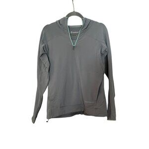 Backcountry Women’s Quarter Zip Pullover Hooded Sweatshirt Size Small
